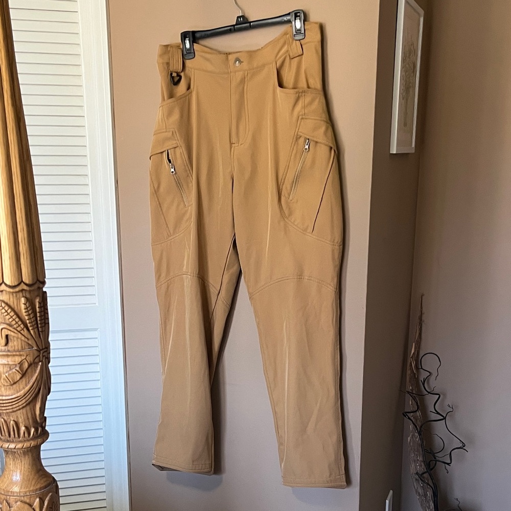 Men's Tan Utility Cargo Pants